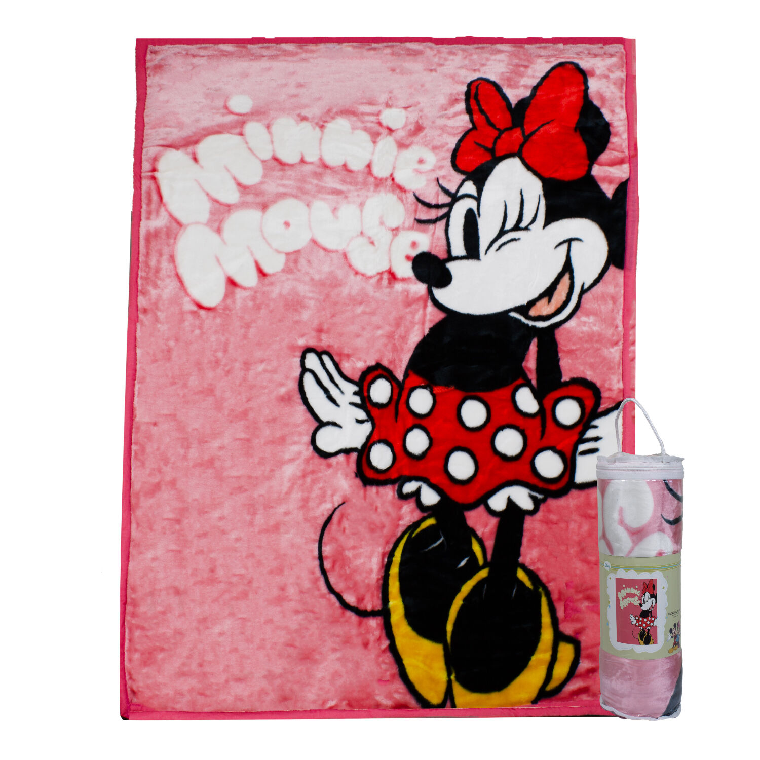 Frazada Ultra Soft Minnie Mouse 80x110cm Rosado Disney image number 0.0