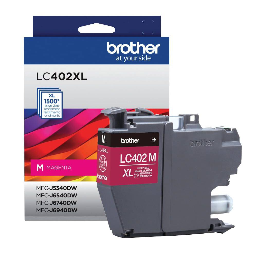 Cartucho De Tinta Brother Lc402xlms Xl 1500 Páginas Magenta image number 0.0