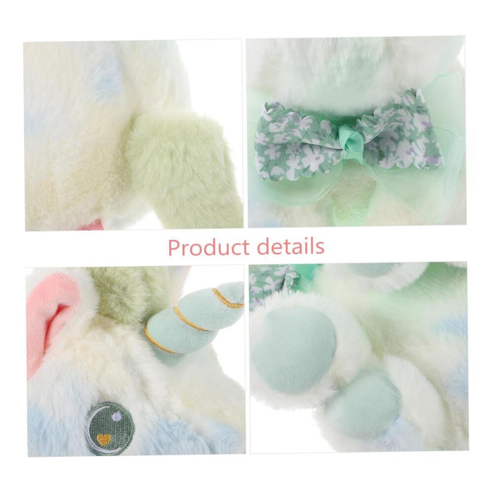 Juguete De Peluche Unicornio Pony Verde 35cm Infantil image number 2.0