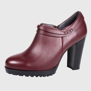 Zapato Cuero Casiana Burdeo