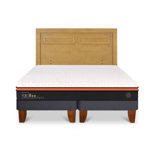 Cama Europea Cic Beecomfort / King / Base Dividida + Respaldo