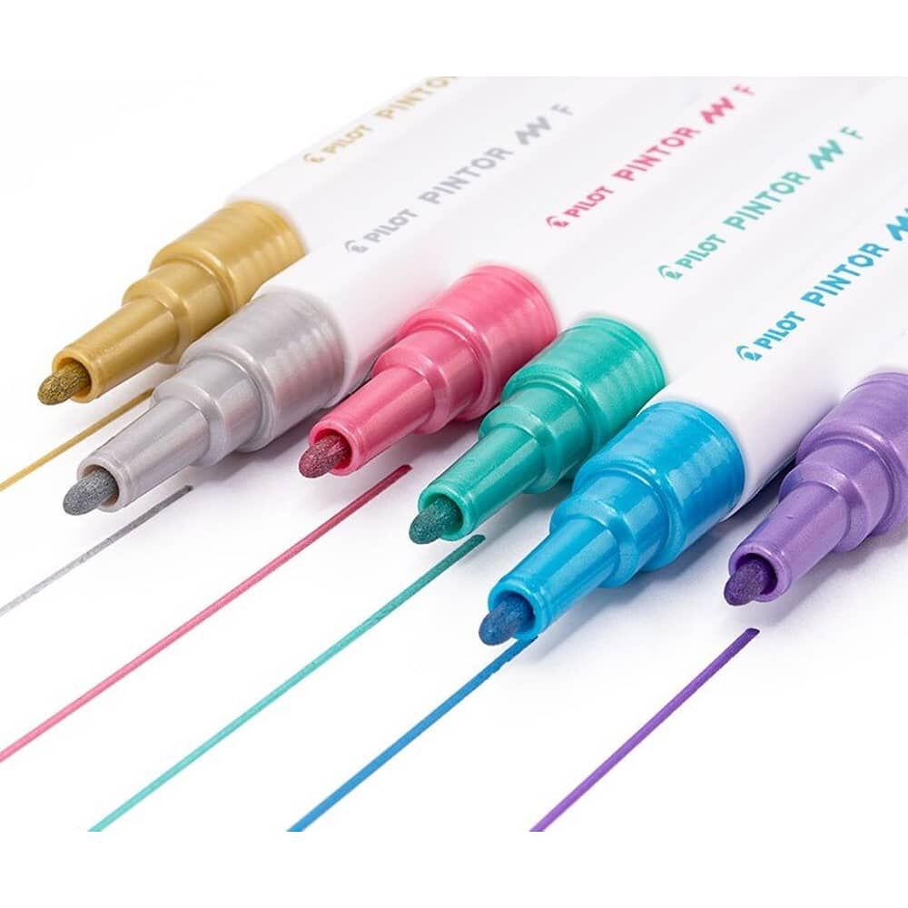 Pintor Set Colores Metalicos Punta Fina image number 1.0