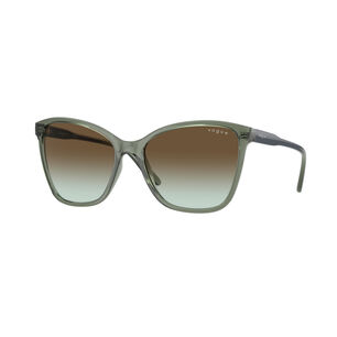 Lentes De Sol Verde Transparente Degradado Vogue Eyewear