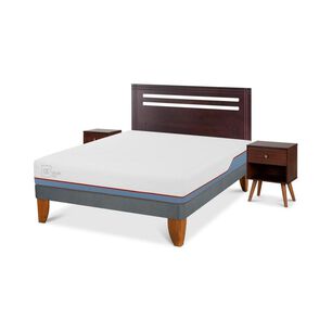 Cama Europea Cic Excellence Plus / 2 Plazas / Base Normal + Set De Maderas