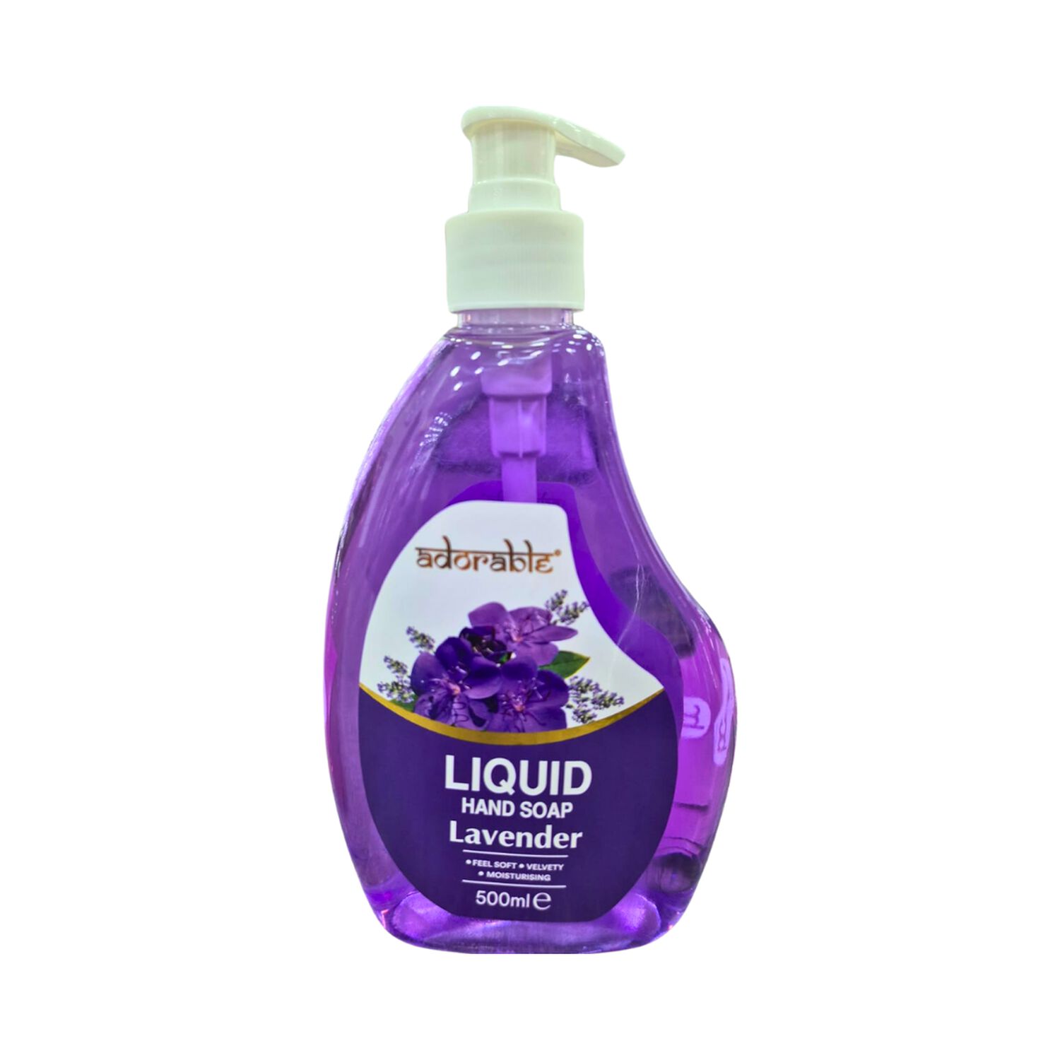 Adorable Jab&oacute;n Liquido Para Manos Lavanda 500 Ml image number 0.0