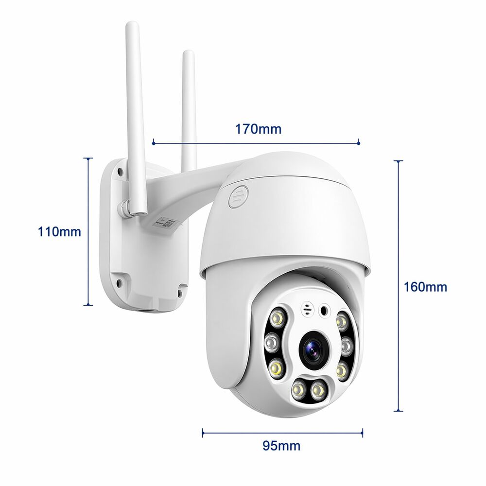 C&aacute;mara De Seguridad Rob&oacute;tica 1080p Ptz Wifi Waterproof Ip66 image number 4.0