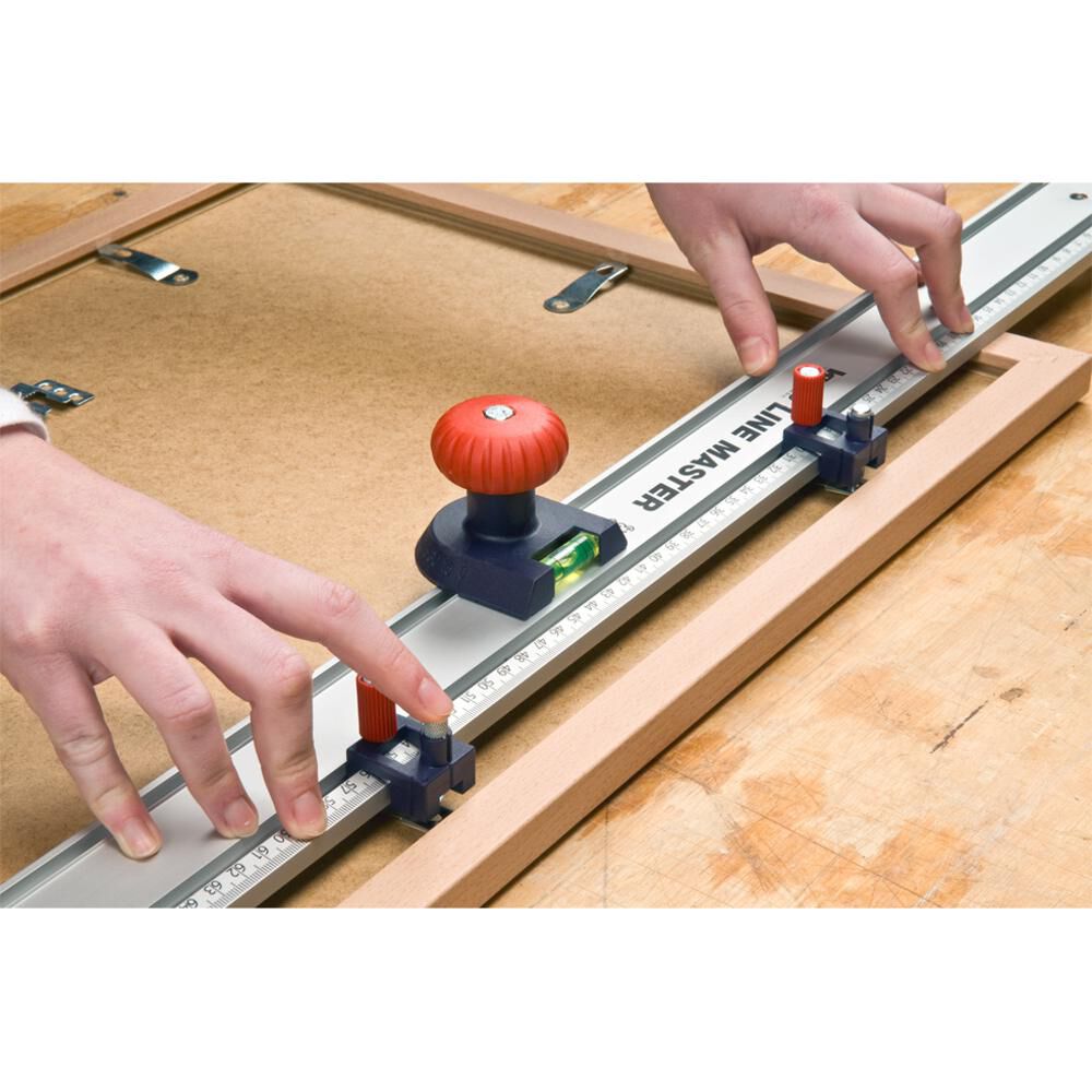 Regla Gu&iacute;a Universal Para Carpinter&iacute;a Line Master 10 Piezas - Kwb image number 4.0