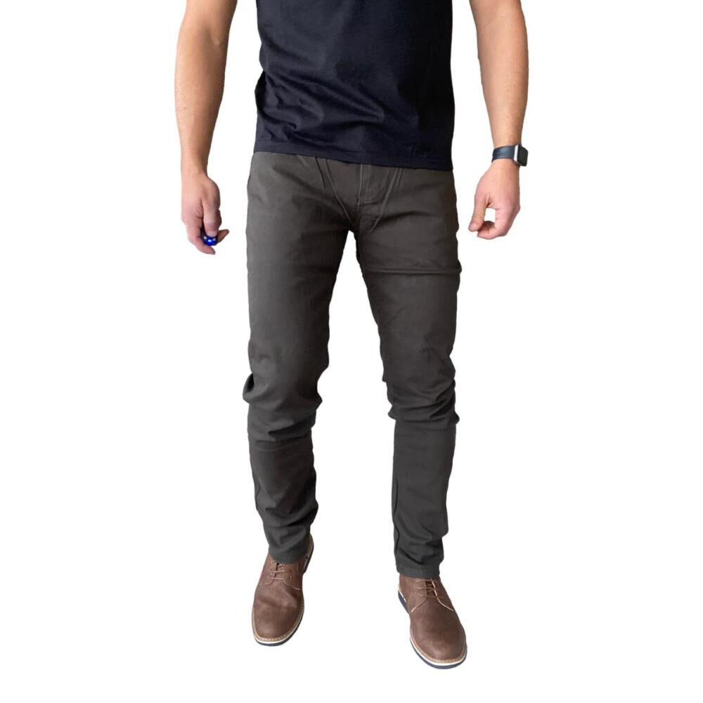 Pantalón Tela Elasticado Slim Fit Colores image number 20.0