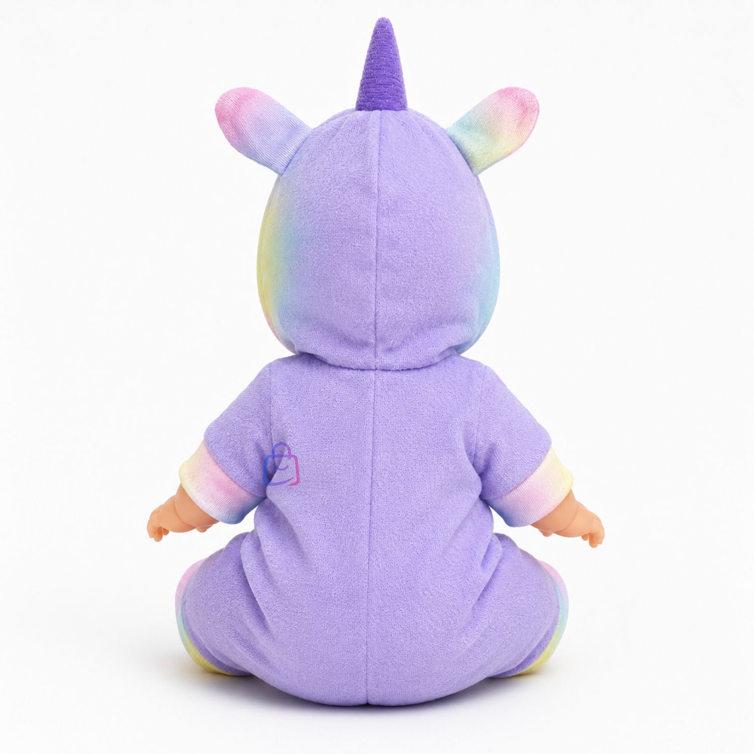 Mu&ntilde;eca Beb&eacute; Perfumada Tama&ntilde;o 23cm Pijama De Unicornio - Ps image number 2.0