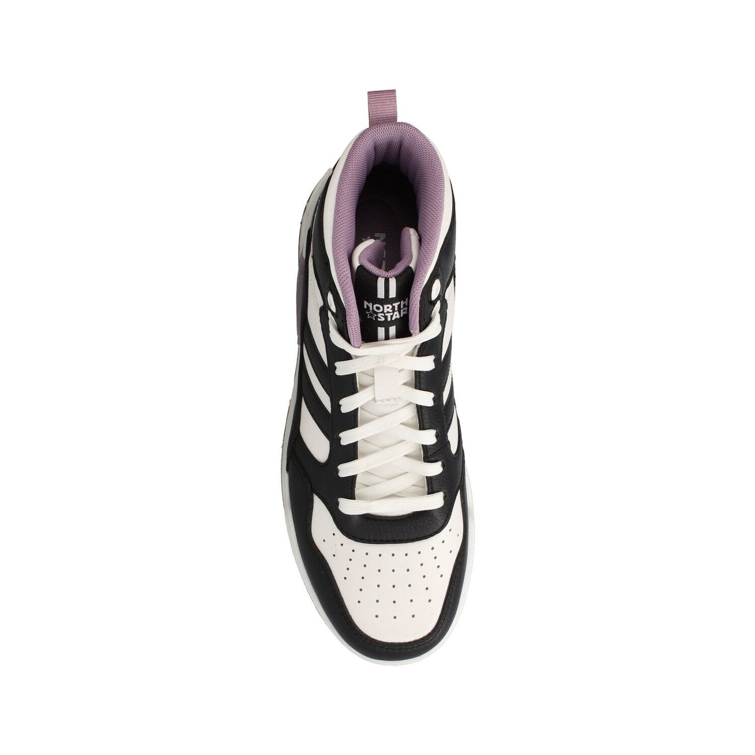 Zapatilla Mujer North Star Court 86 Negro/blanco image number 3.0