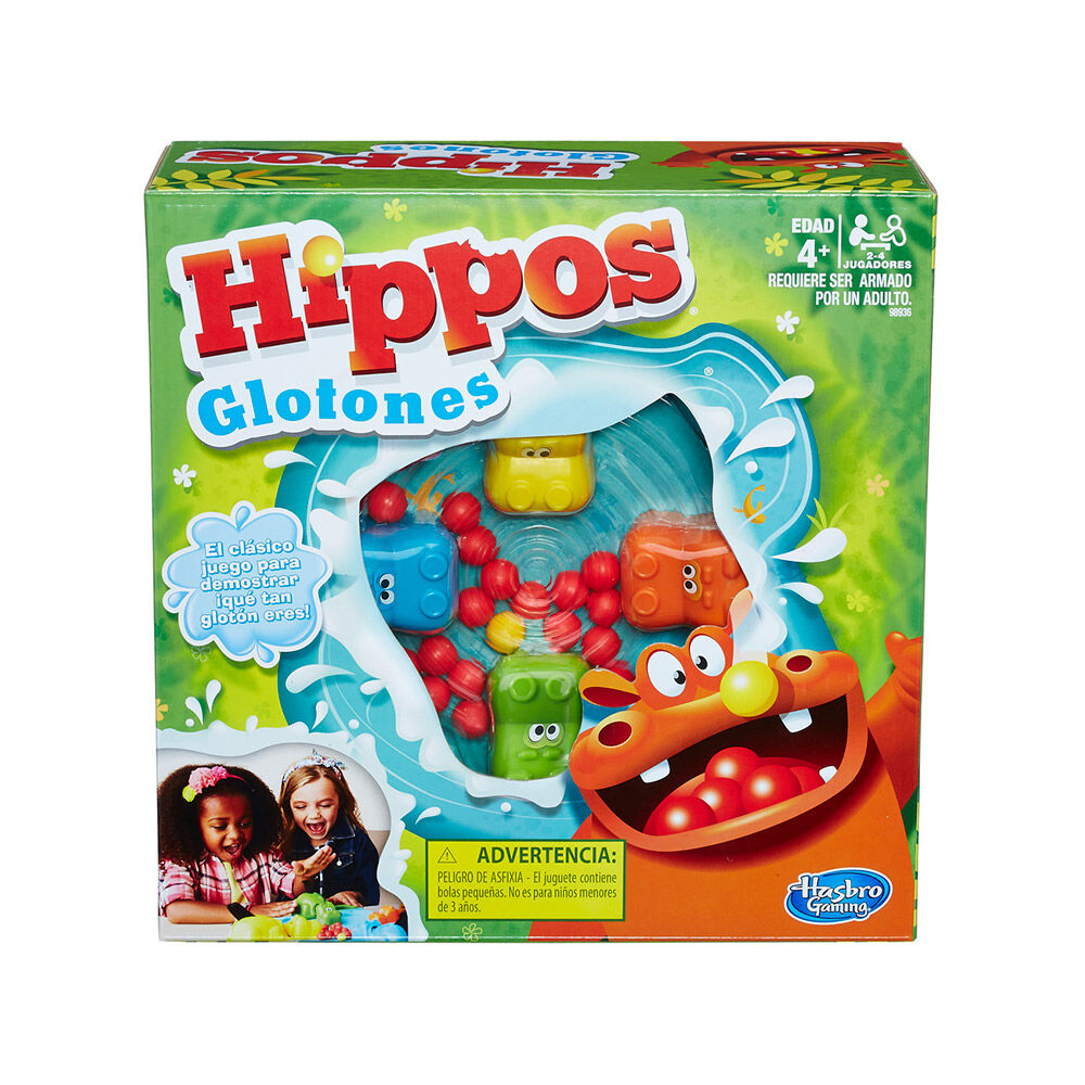 Juego De Mesa Hasbro Gaming Hippos Glotones image number 0.0