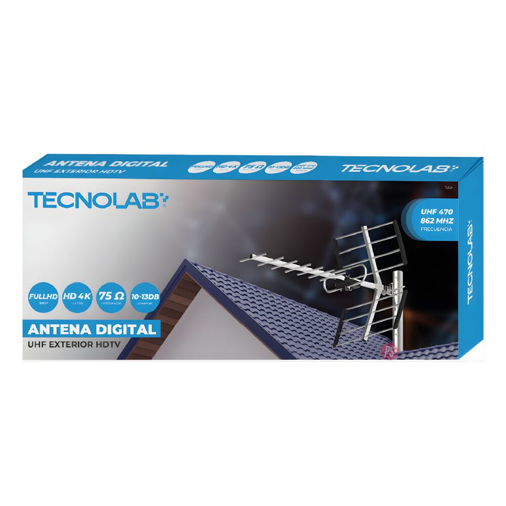 Antena Tv Digital Hdtv Exterior 10 A 13 Db - Ps image number 2.0