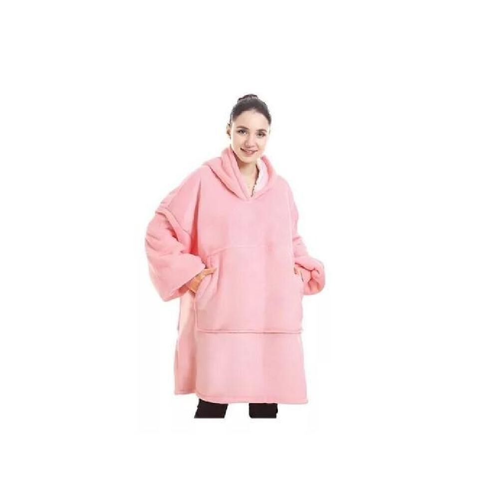 Poleron Felpa Con Capucha Manta Polar Bata Frazada Inviern image number 37.0