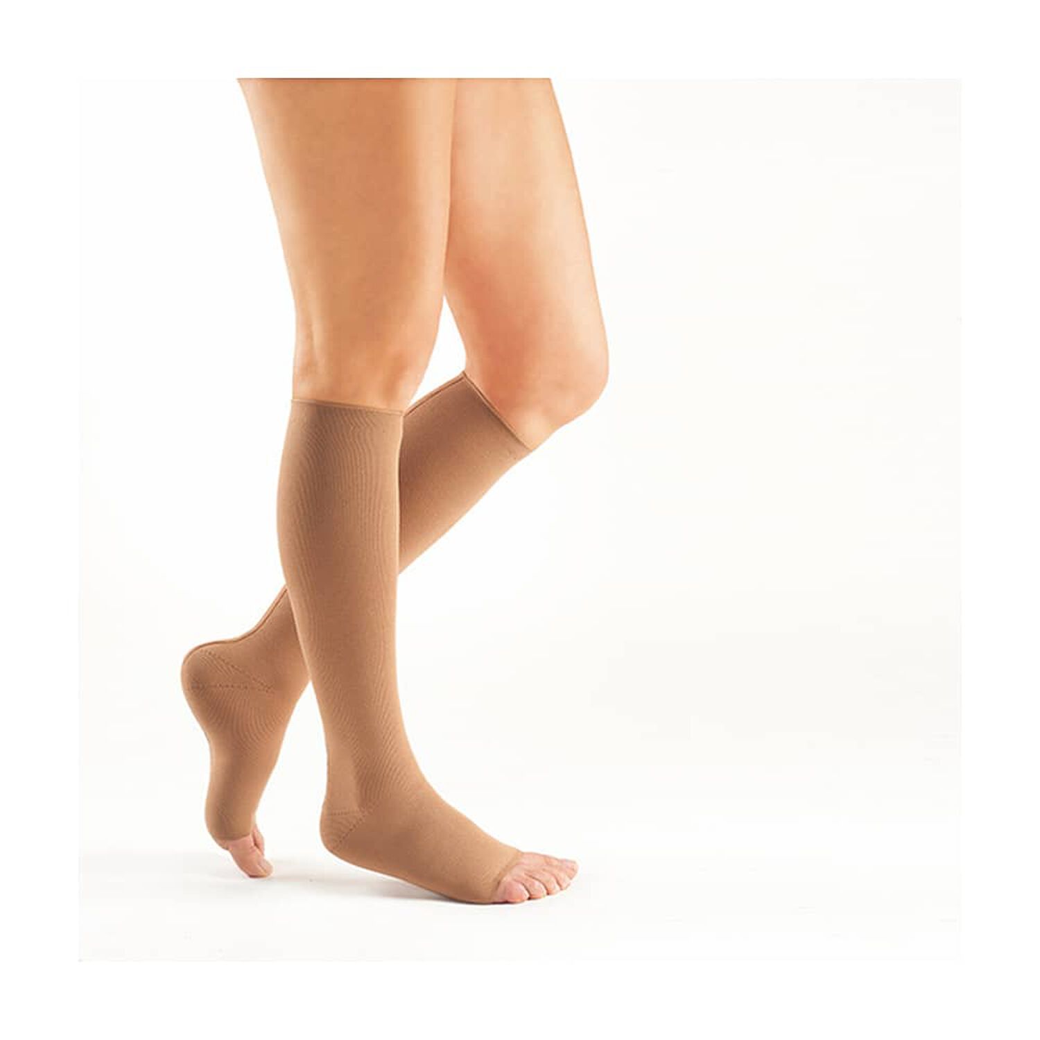 Calcetines De Compresi&oacute;n Mediven Mondi Ad Clase 2 Beige Talla Iv-medi image number 0.0