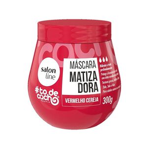 Mascara Matizadora To De Cacho Rojo Cereza 300gr Salon Line