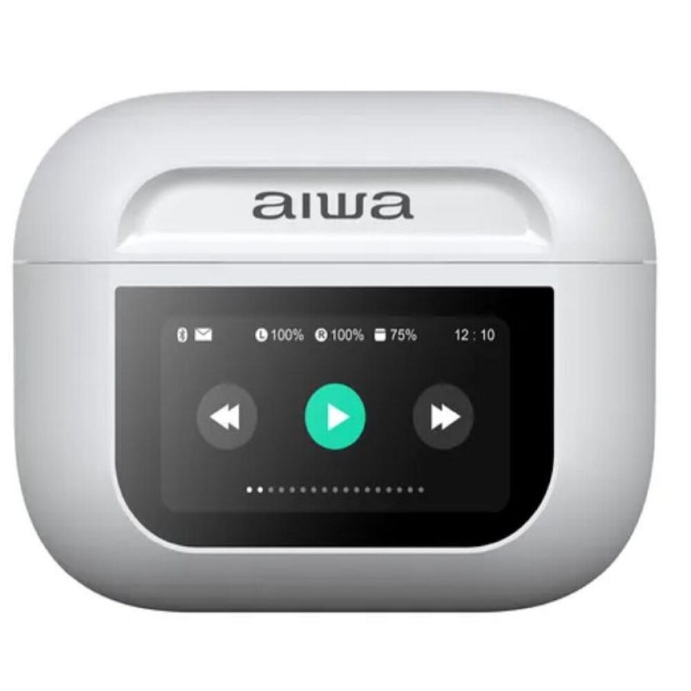 Audífonos Bluetooth Aiwa In Ear Diseño Con Pantalla Táctil image number 1.0