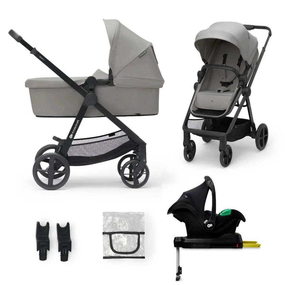 Coche Travel System Newly 3en1 Gris + Base Isofix image number 4.0
