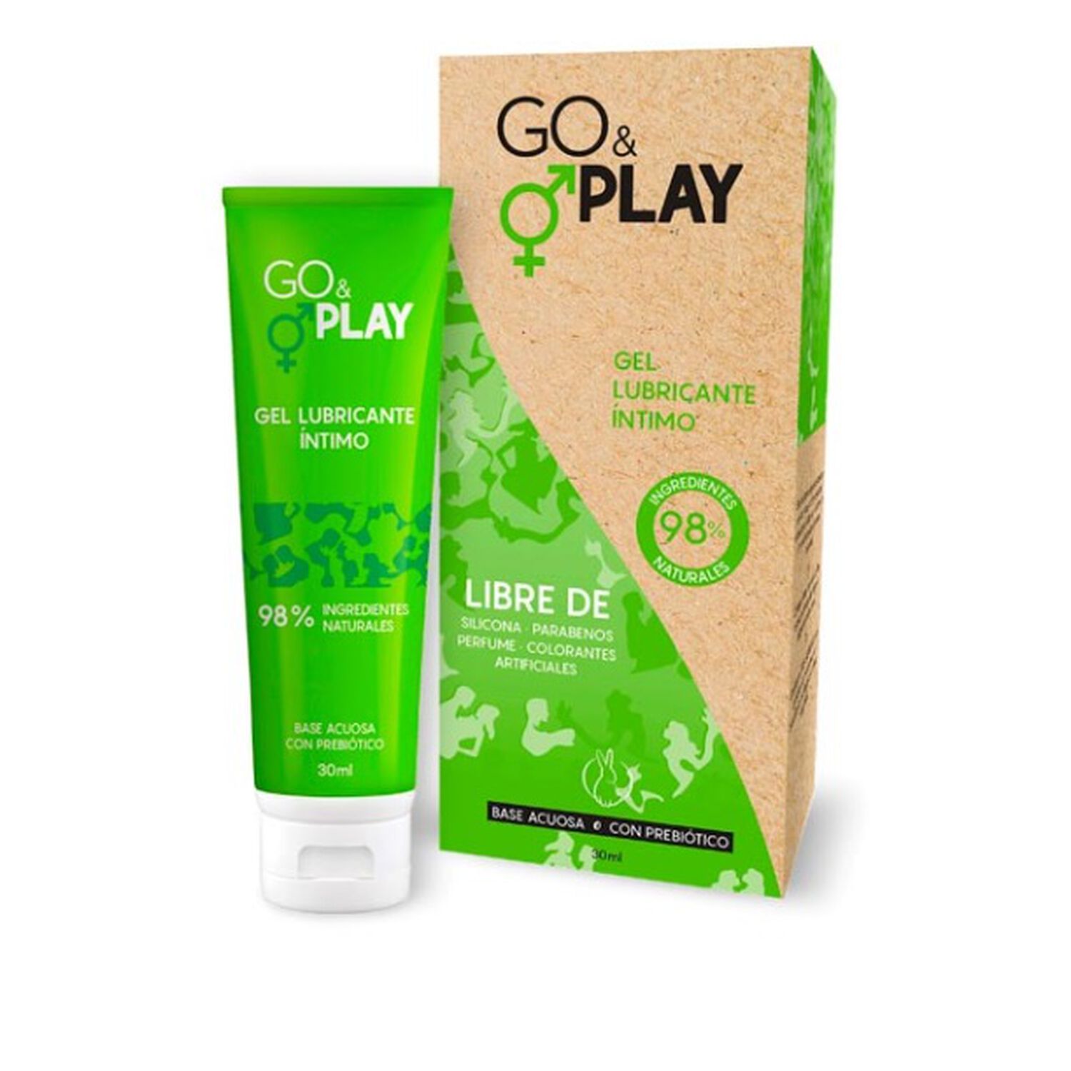 Gel Lubricante Intimo Natural Go & Play 30ml image number 0.0
