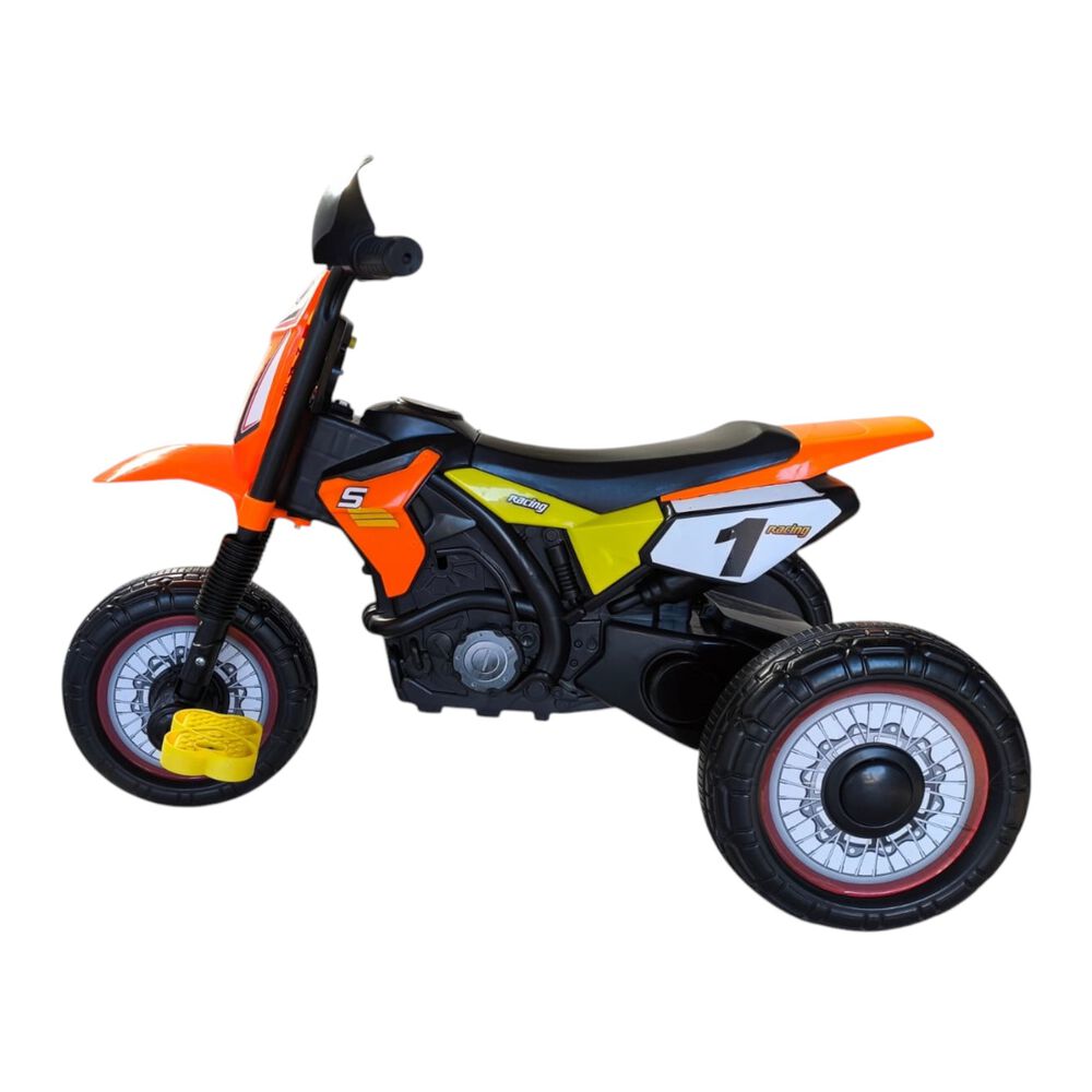 Triciclo Infantil Tipo Moto 3 Ruedas Naranjo image number 3.0