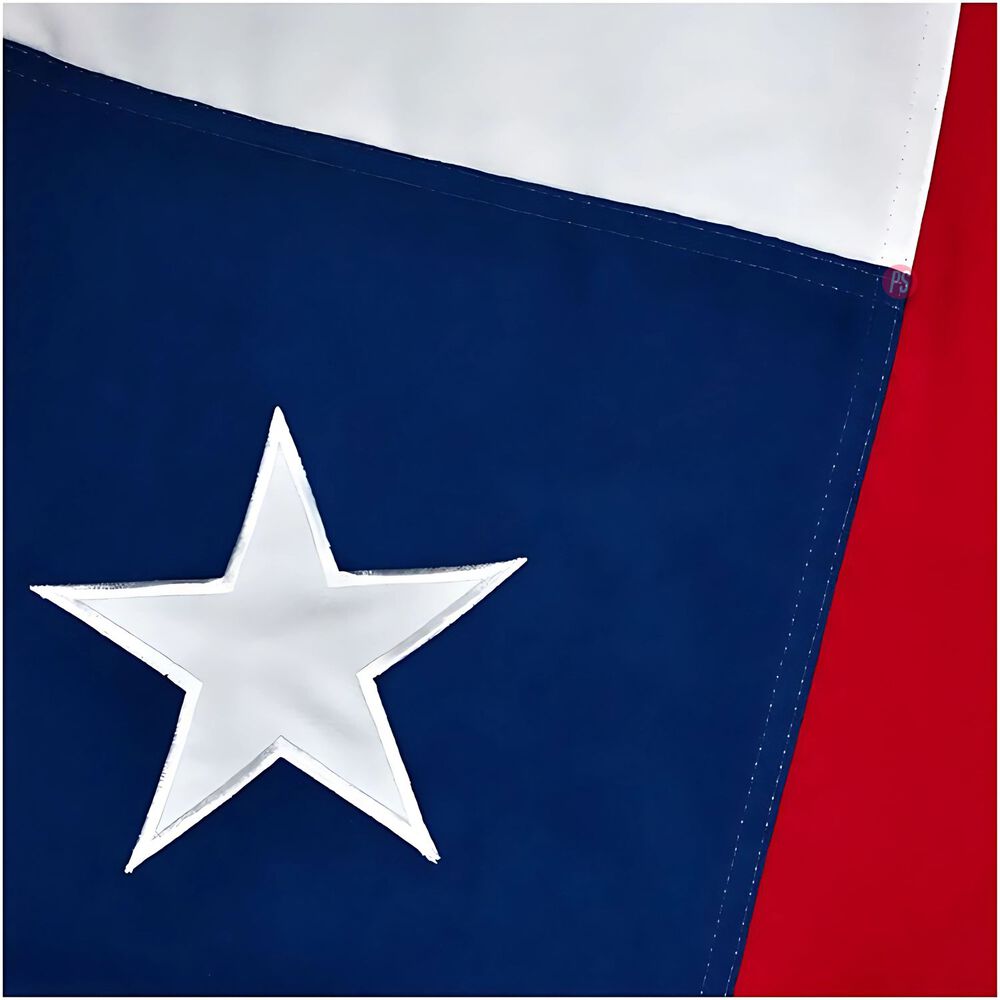 Bandera Chilena 60x90cm Con Estrella Bordada - Ps image number 1.0