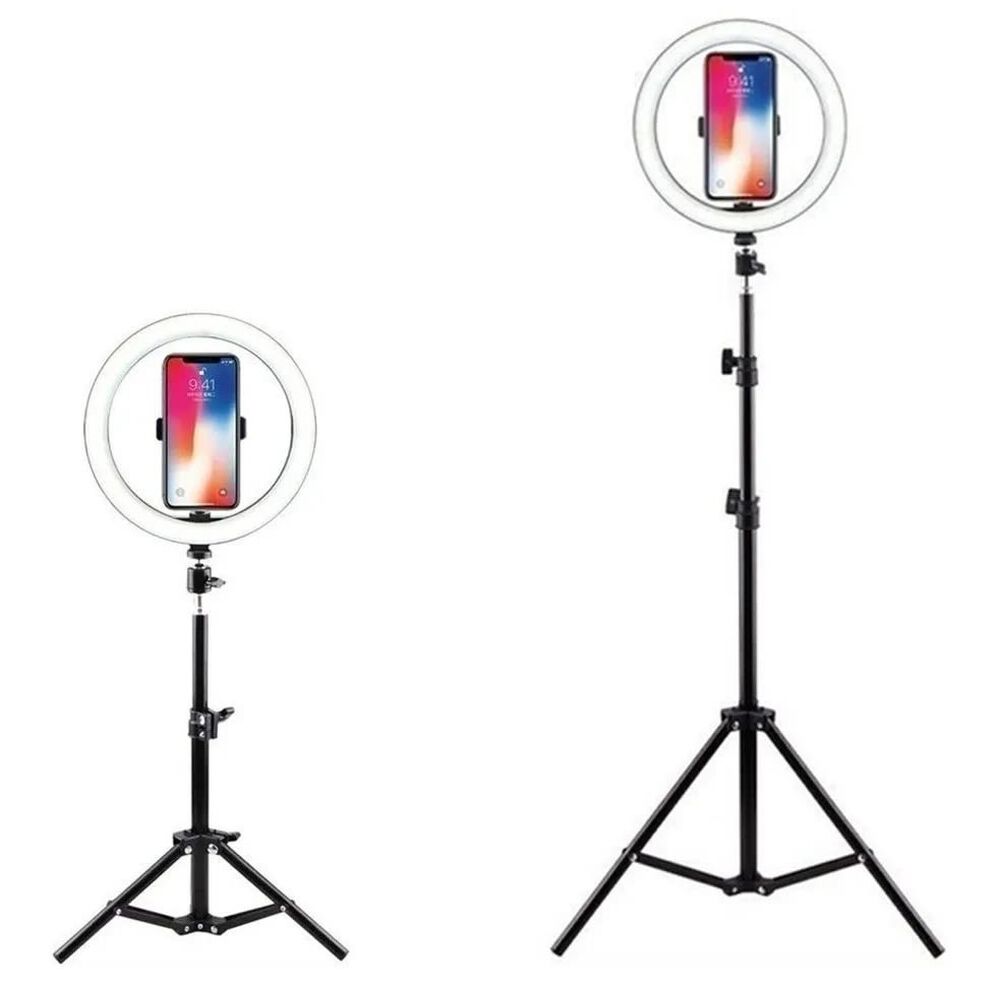 Aro Anillo De Luz 26cm + Tripode De 200cm Led Regulables Pro image number 4.0