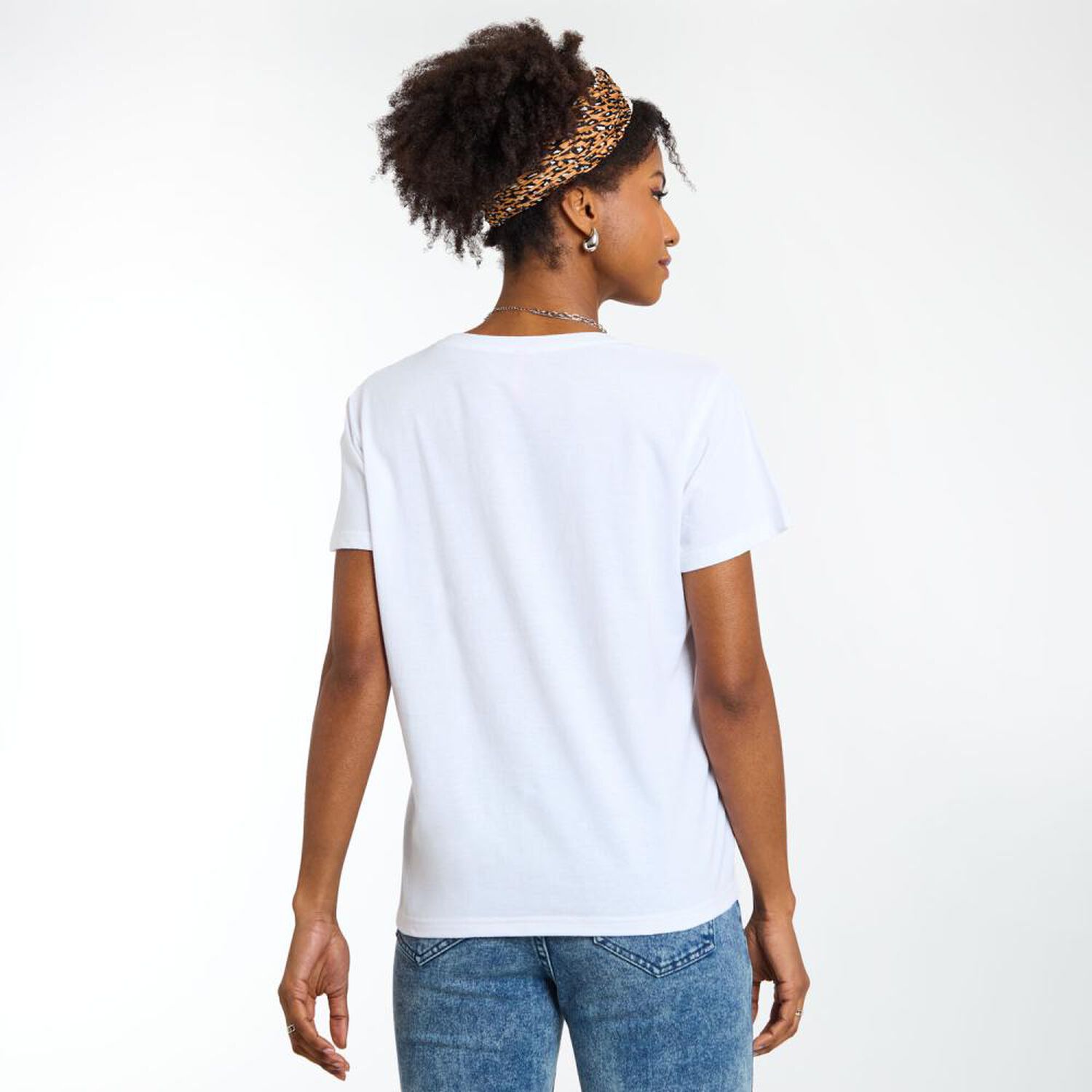 Polera Estampada Manga Corta Cuello Redondo Mujer Rolly Go image number 3.0