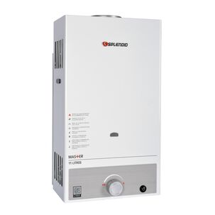 Calefont Gas Licuado 11l T. Natural + Bomba Presurizadora
