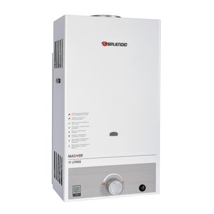 Calefont Gas Licuado 11l T. Natural + Bomba Presurizadora
