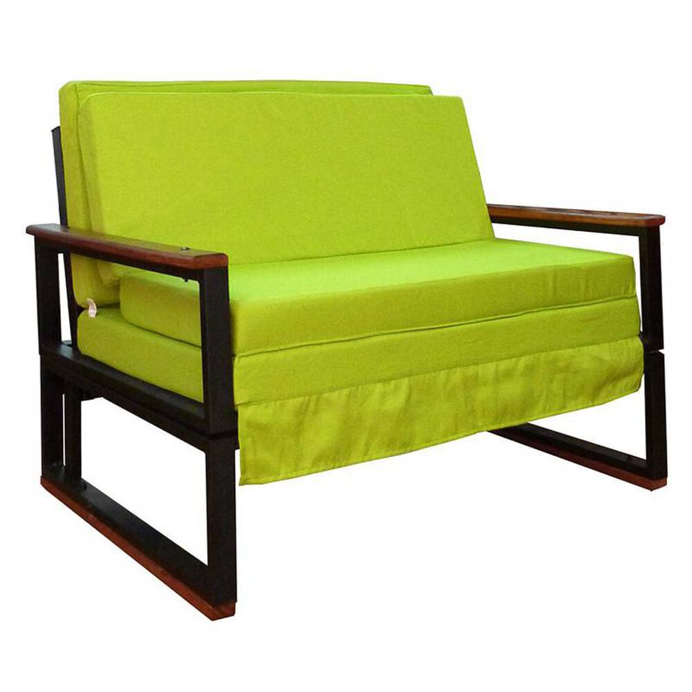 Futon Folk 1,5 Plaza "verde Pistacho" image number 0.0