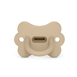 Chupete Todosilicona Fisiológico 6/18m Butterfly Beige