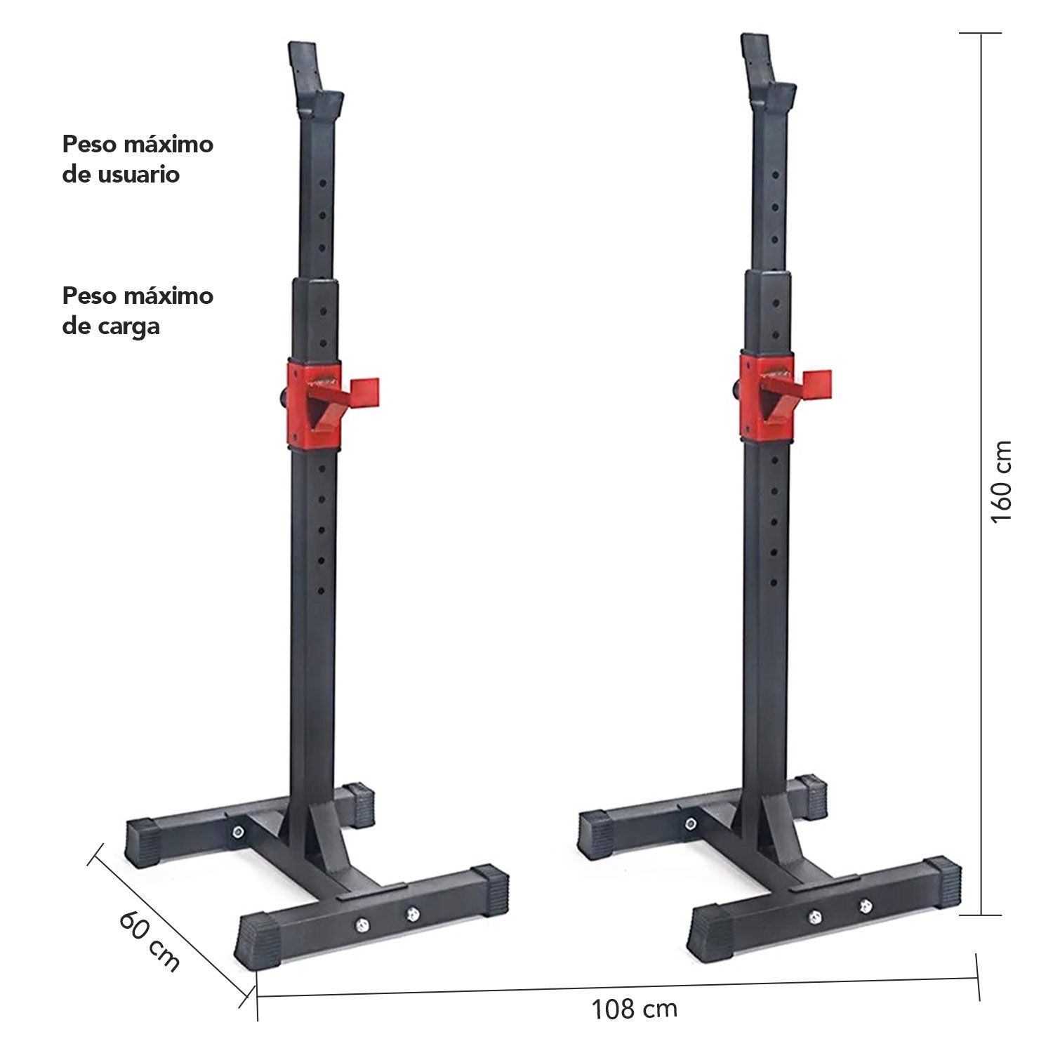 Squat Rack Atletis Force Line 100 image number 1.0