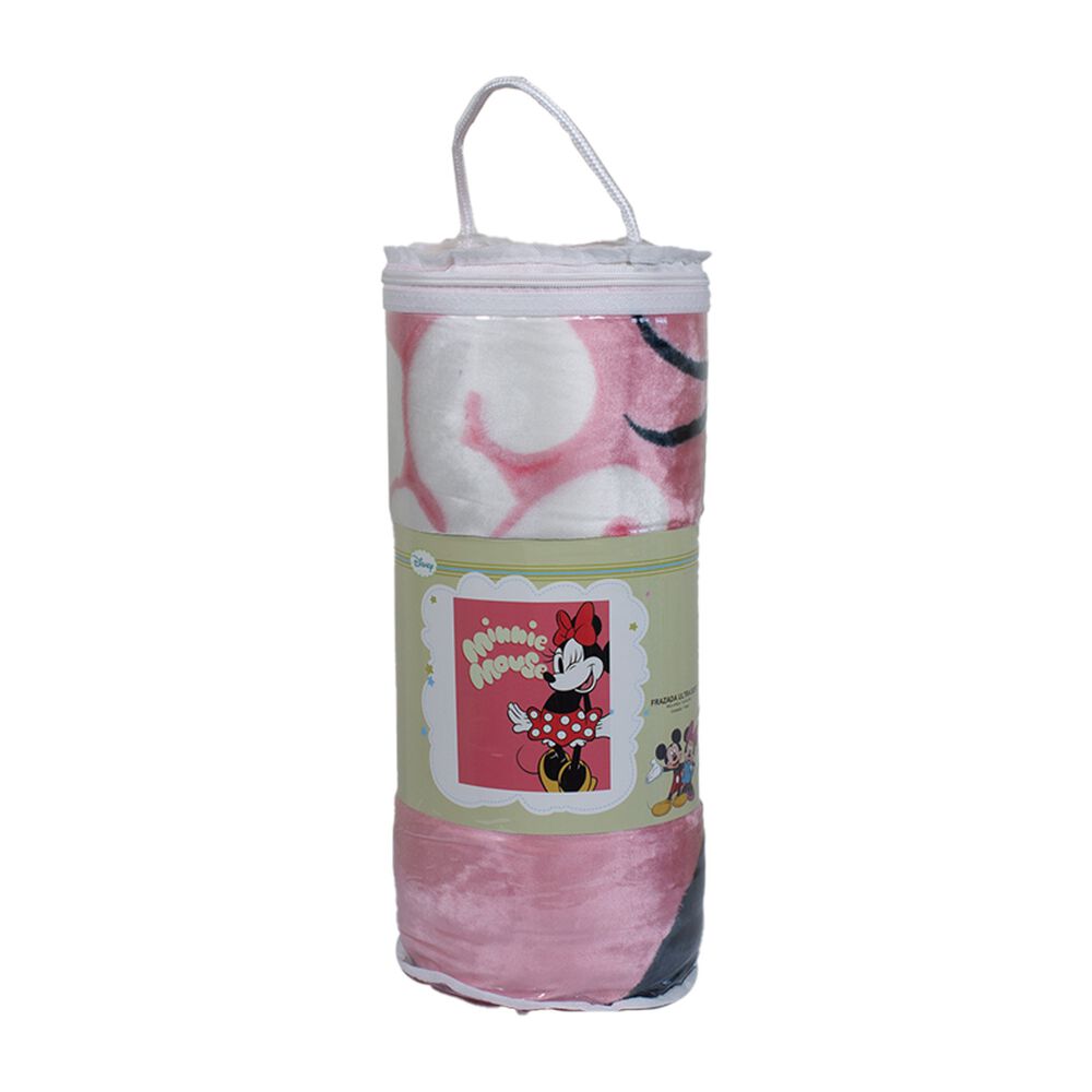 Frazada Ultra Soft Minnie Mouse 110x140cm Rosado Disney image number 2.0