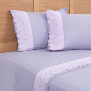 Sabana Polar Lisa Broderie King Morado