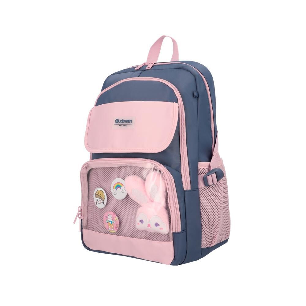 Mochila Notebook Xtrem Yuki 6xt Azul/rosado 15" image number 4.0