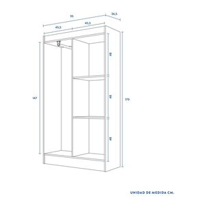 Cl&oacute;set Cic Bagua / 4 Puertas