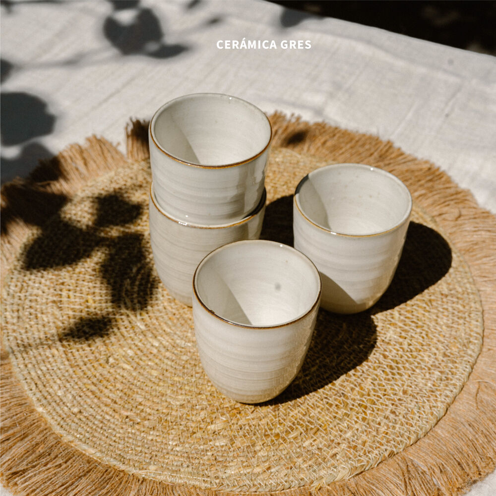 Set 4 Vasos Cer&aacute;mica 270 Ml Siena Simplit image number 3.0