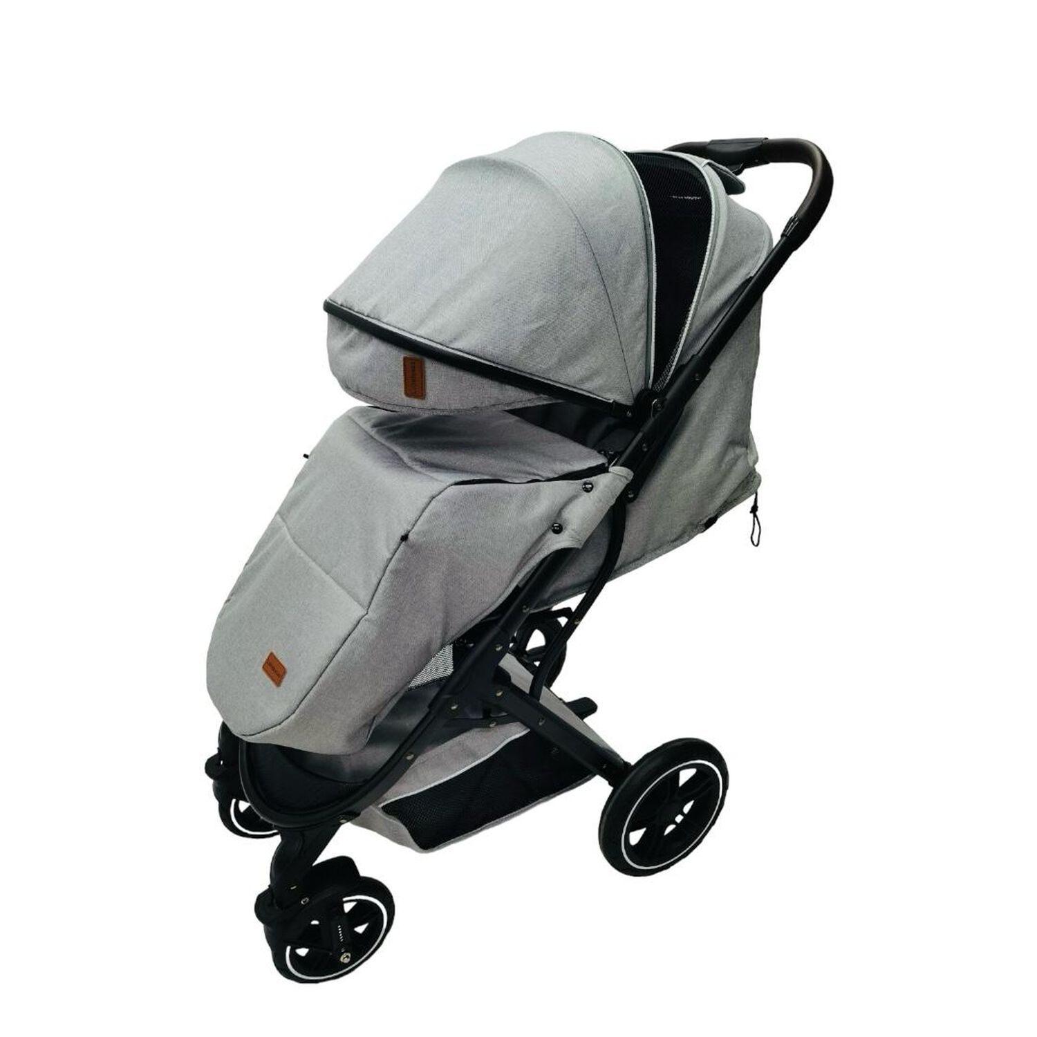 Coche De Paseo Con Cubre Pies Lubabycas Gris image number 5.0