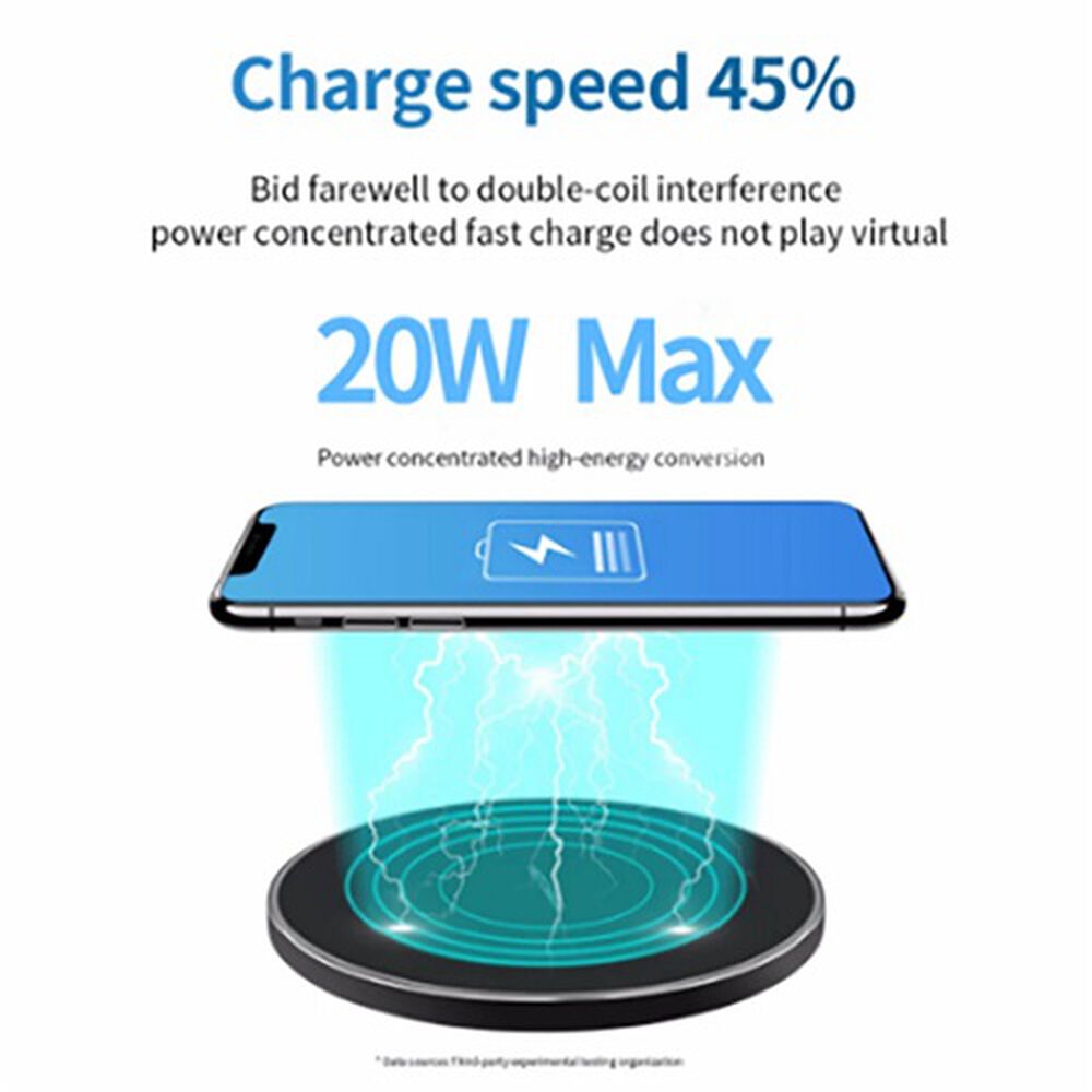 Cargador De Celular Inalambrico Metal Carga Rapida 4a 40w Smartphone Android Para Iphone image number 5.0