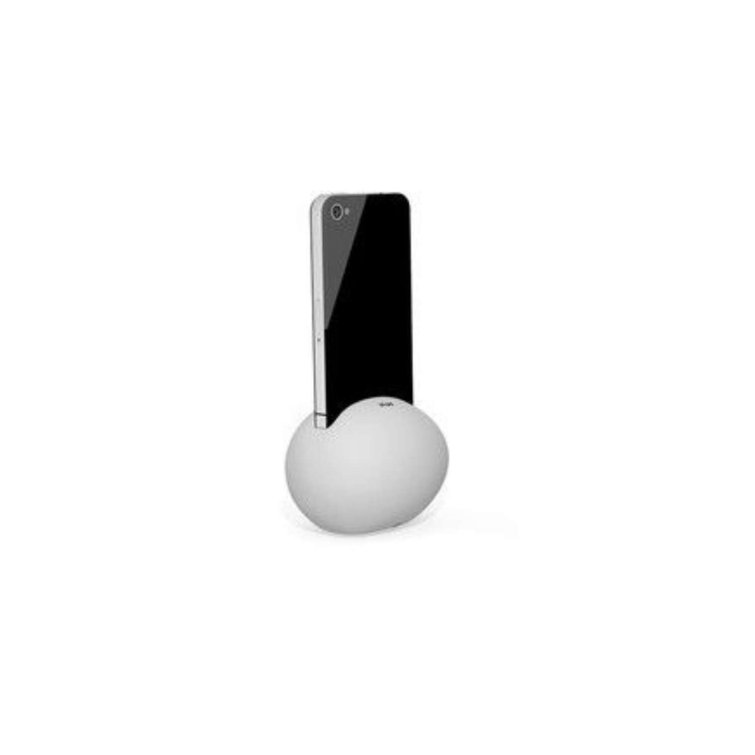 Altavoz Parlante Iphone Silicona Blanco image number 3.0