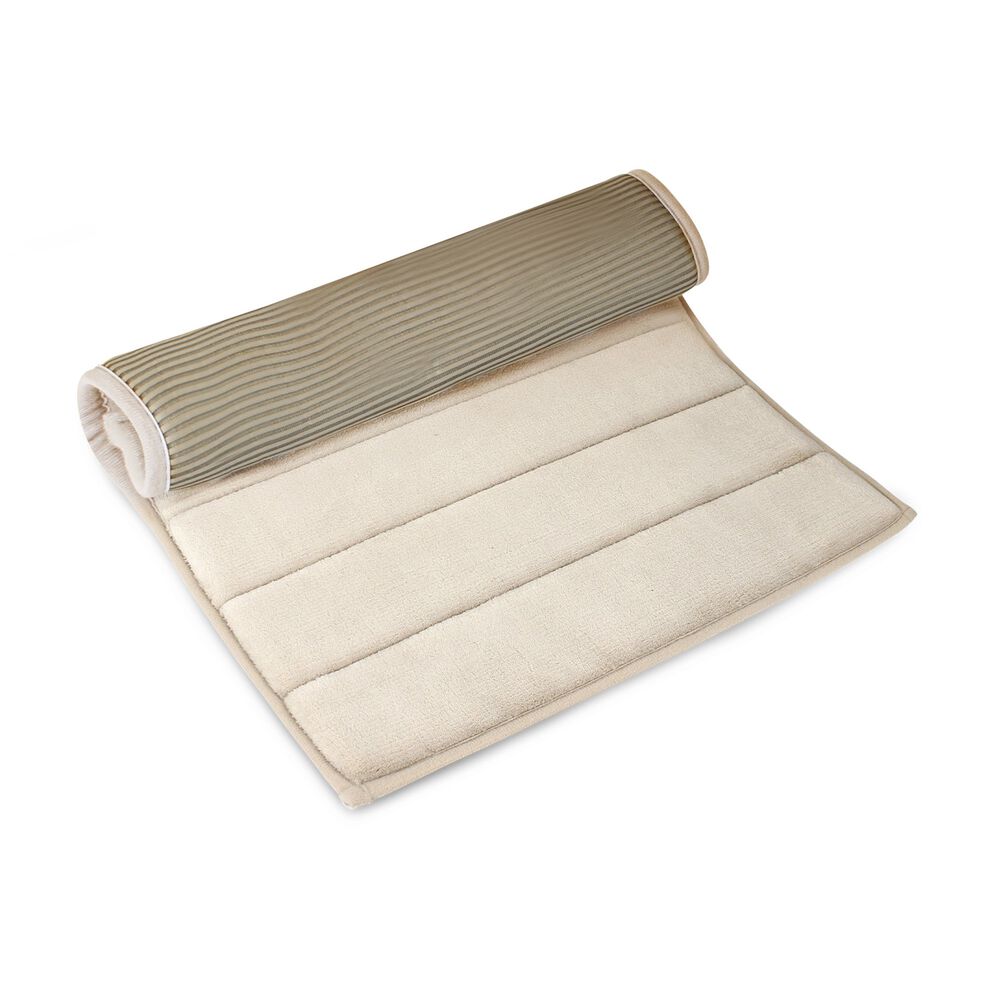 Alfombra De Ba&ntilde;o Nautica Home 50x80cm Coralina Ultra Suave Marfil image number 2.0