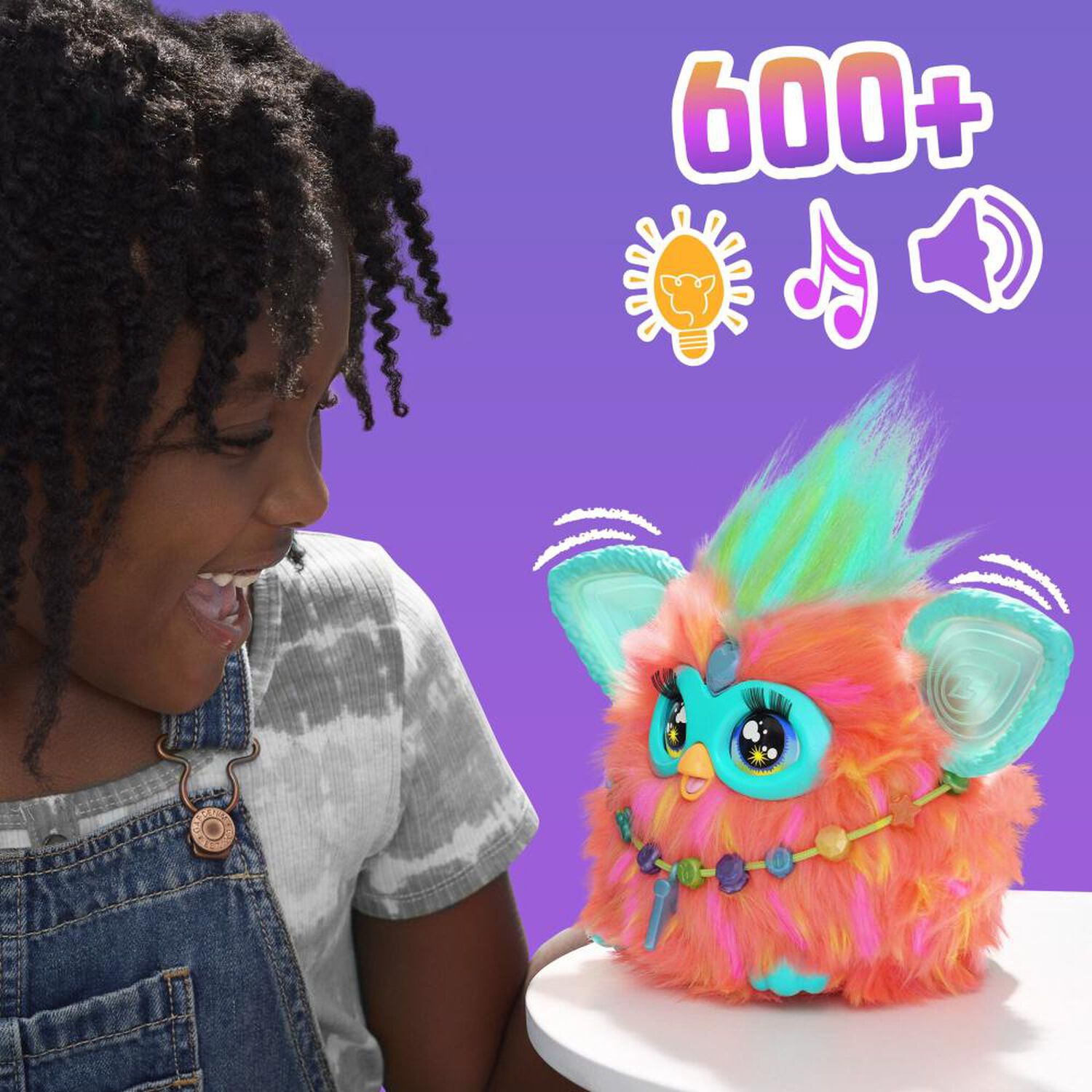Peluche Interactivo Hey Furby F6744 Coral image number 5.0