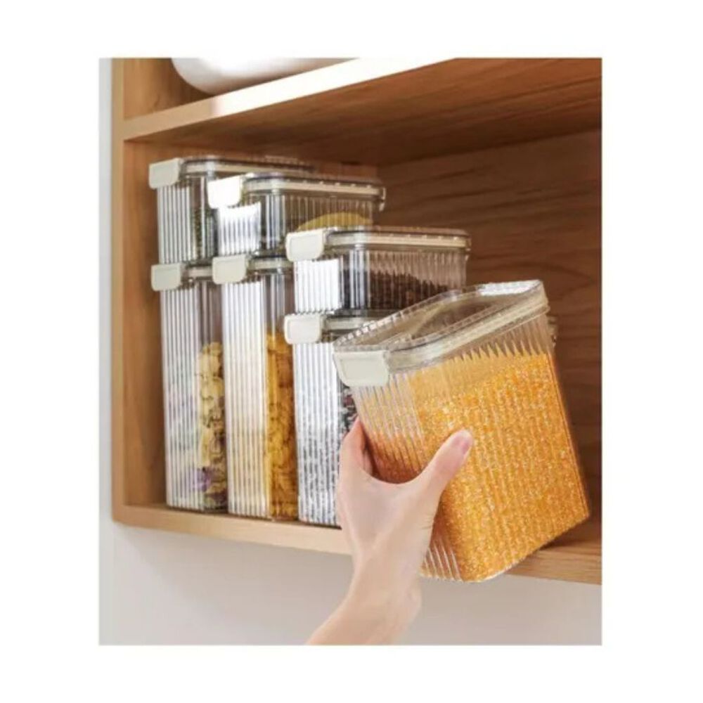 Set 5 Recipientes Hermeticos Almacenamiento Con Tapa Cocina image number 3.0