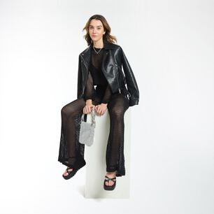 Pantal&oacute;n Pierna Ancha Tiro Medio Palazzo Mujer Freedom