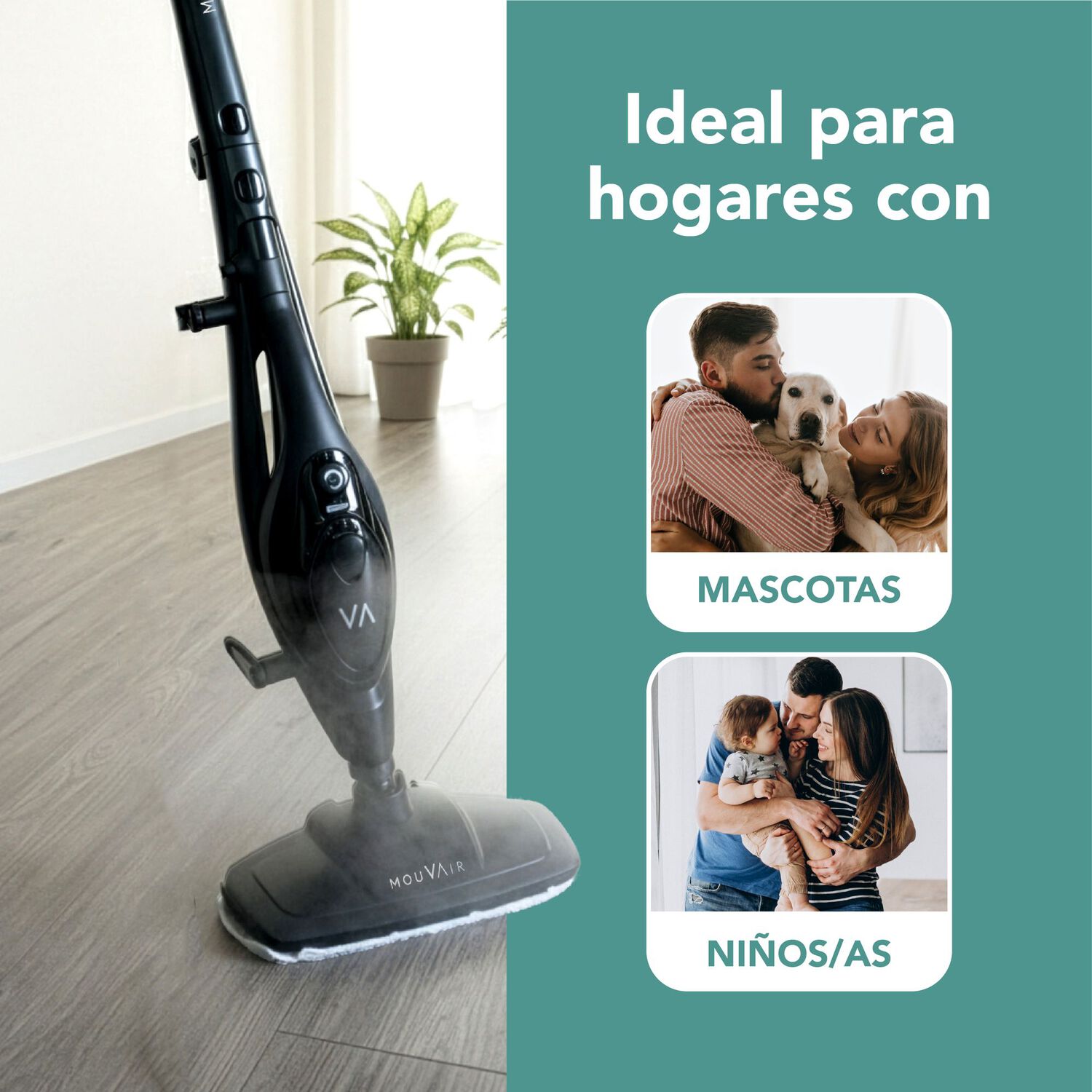 Mopa De Vapor 8 En 1 Mouvair Steam image number 3.0