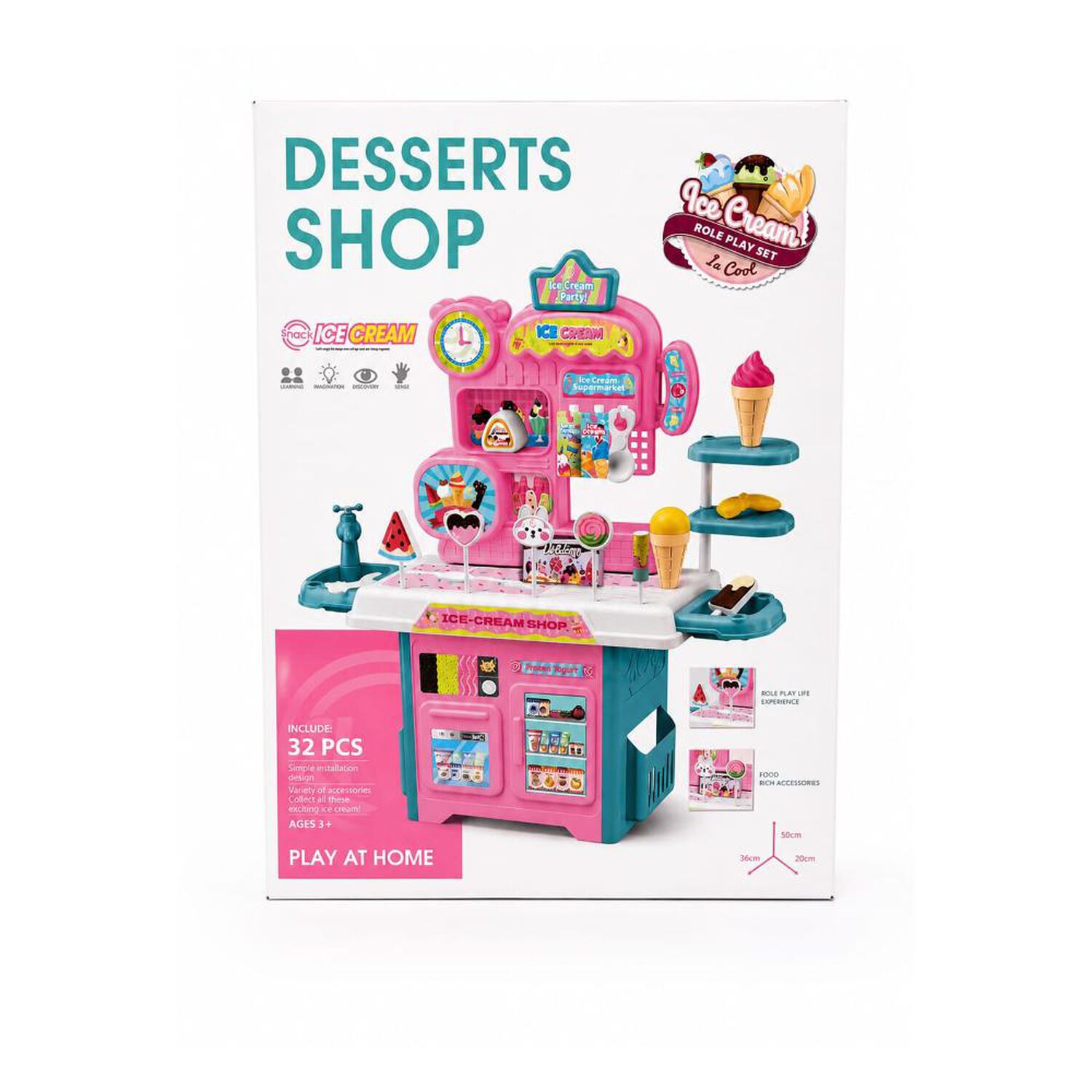 Roleplay Set De Doctor, Cocina, Postres Y Street Food Ass image number 3.0