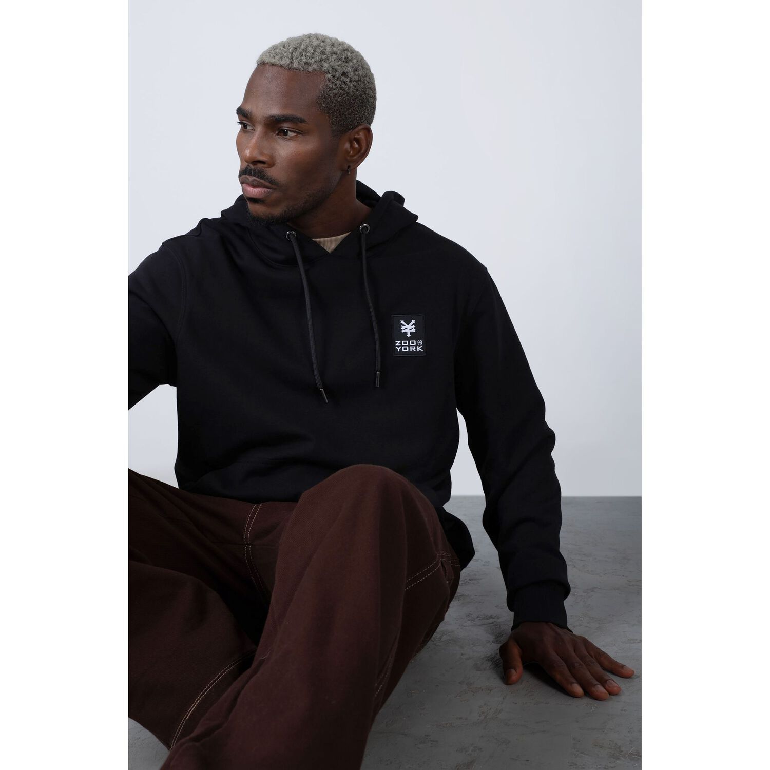 Poleron Hood Hombre Minimal Zoo York image number 2.0