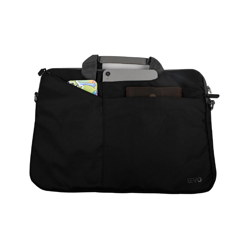 Mochila Wolf Negra 15,6" + Funda Notebook Negro 15,6" Levo image number 4.0