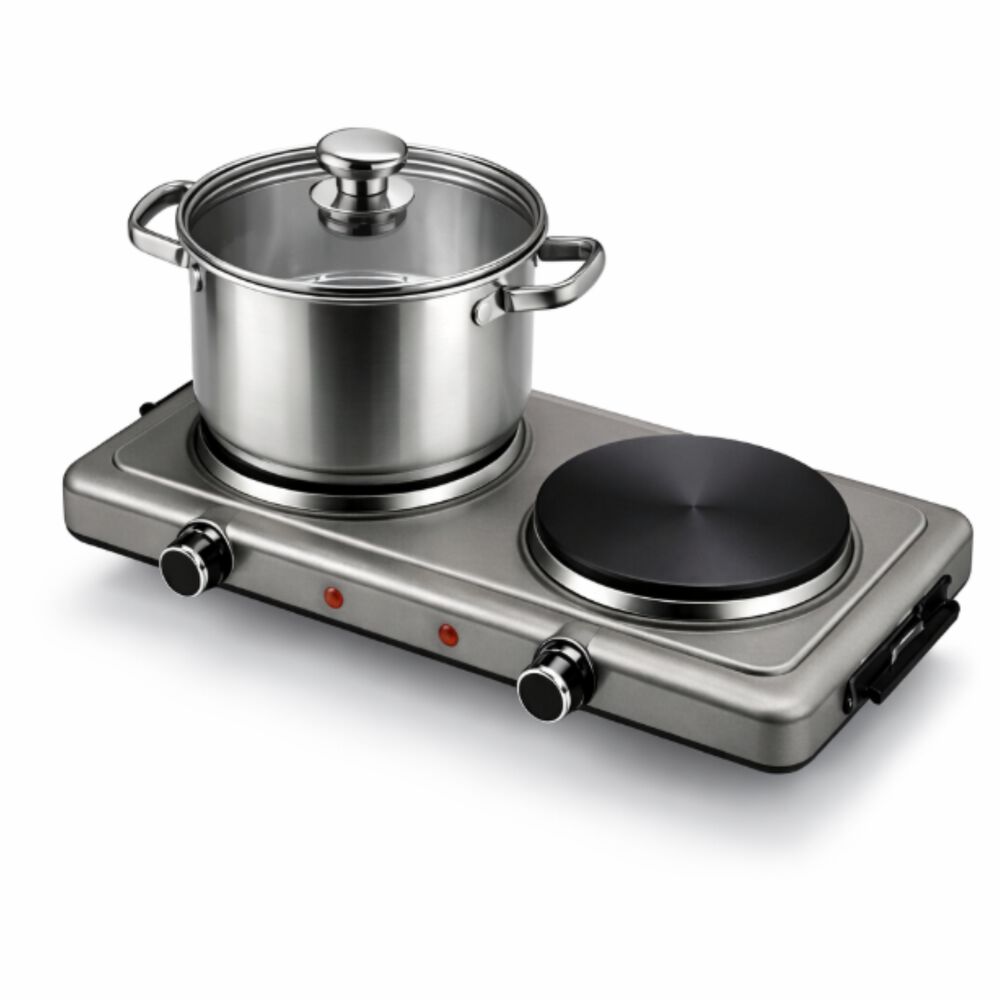 Cocinilla Estufa El&eacute;ctrica Doble Autom&aacute;tica Ajustable 2000w image number 2.0