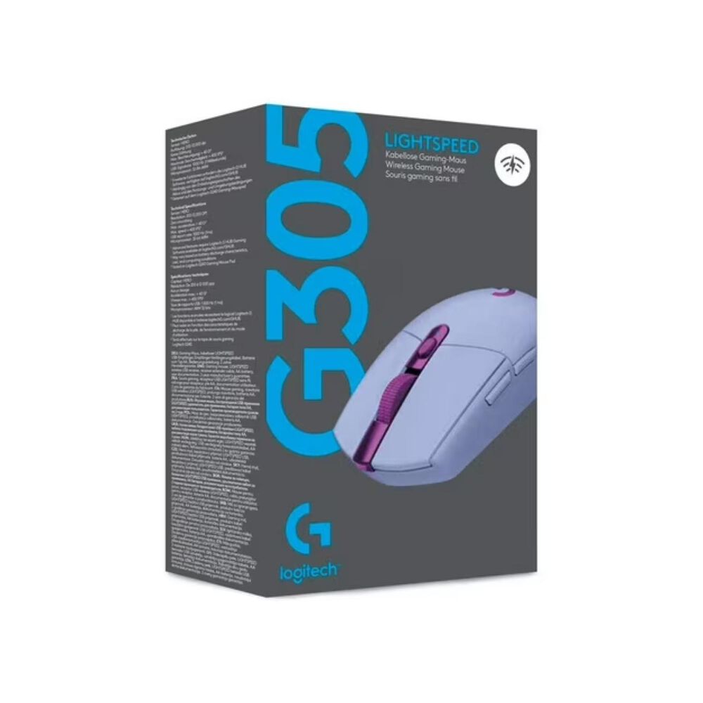 Mouse Inalambrico Gamer 6 Botones G305 Morado image number 4.0