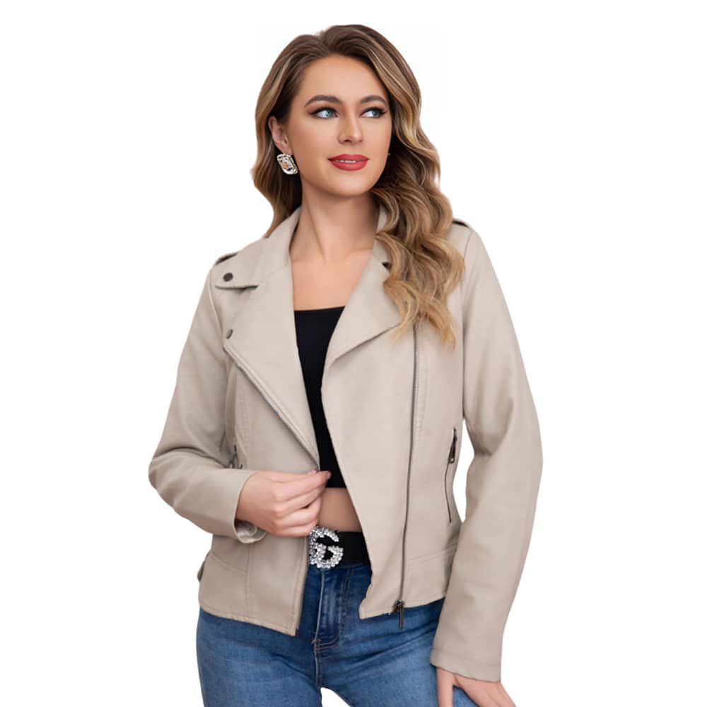 Chaqueta Ecocuero Olimpus Mujer image number 0.0